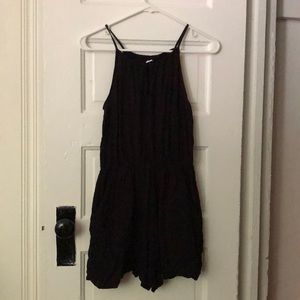 Old Navy black romper, S